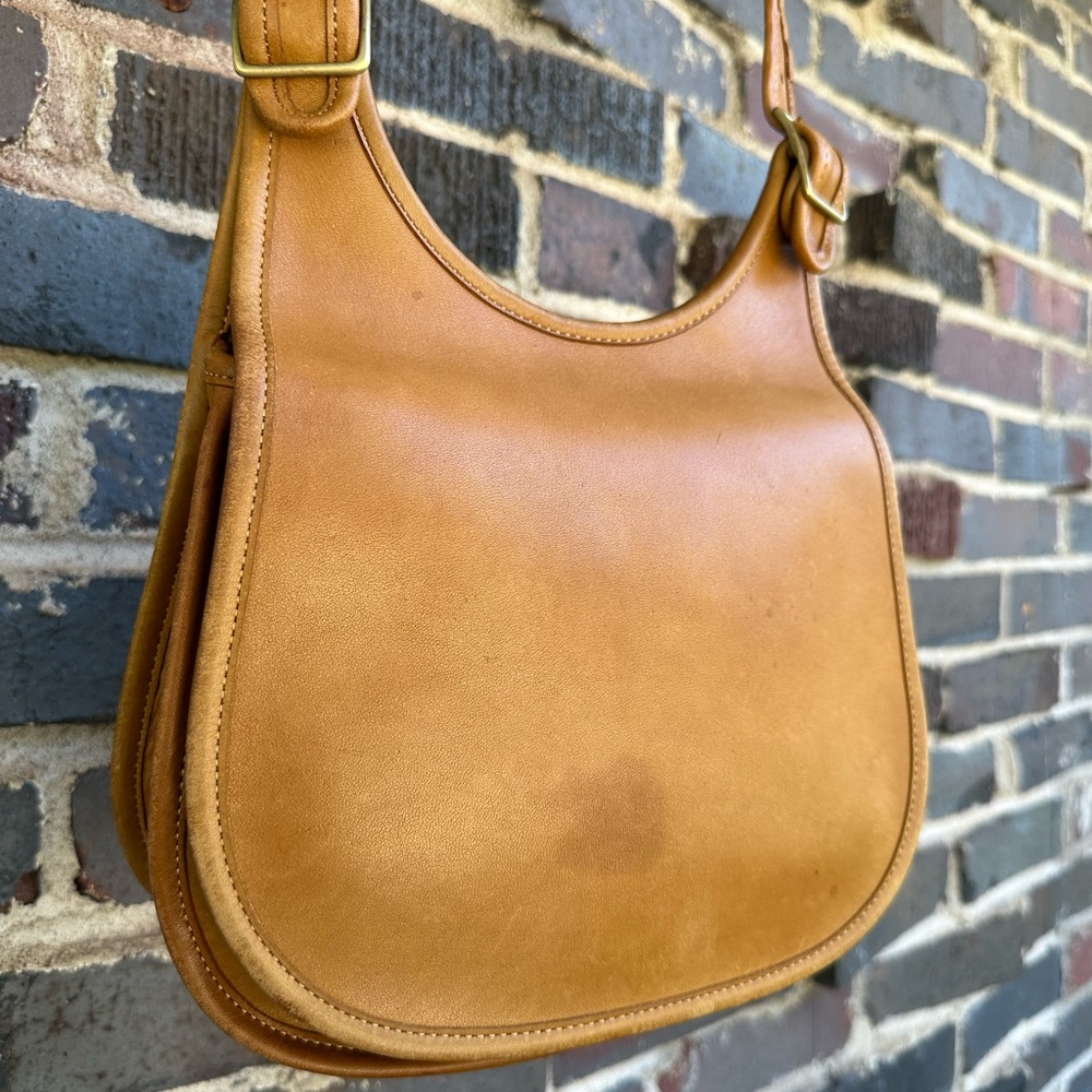 Vintage 60’s Coach pre creed Bonnie Cashin saddle, crescent, legacy shoulder bag